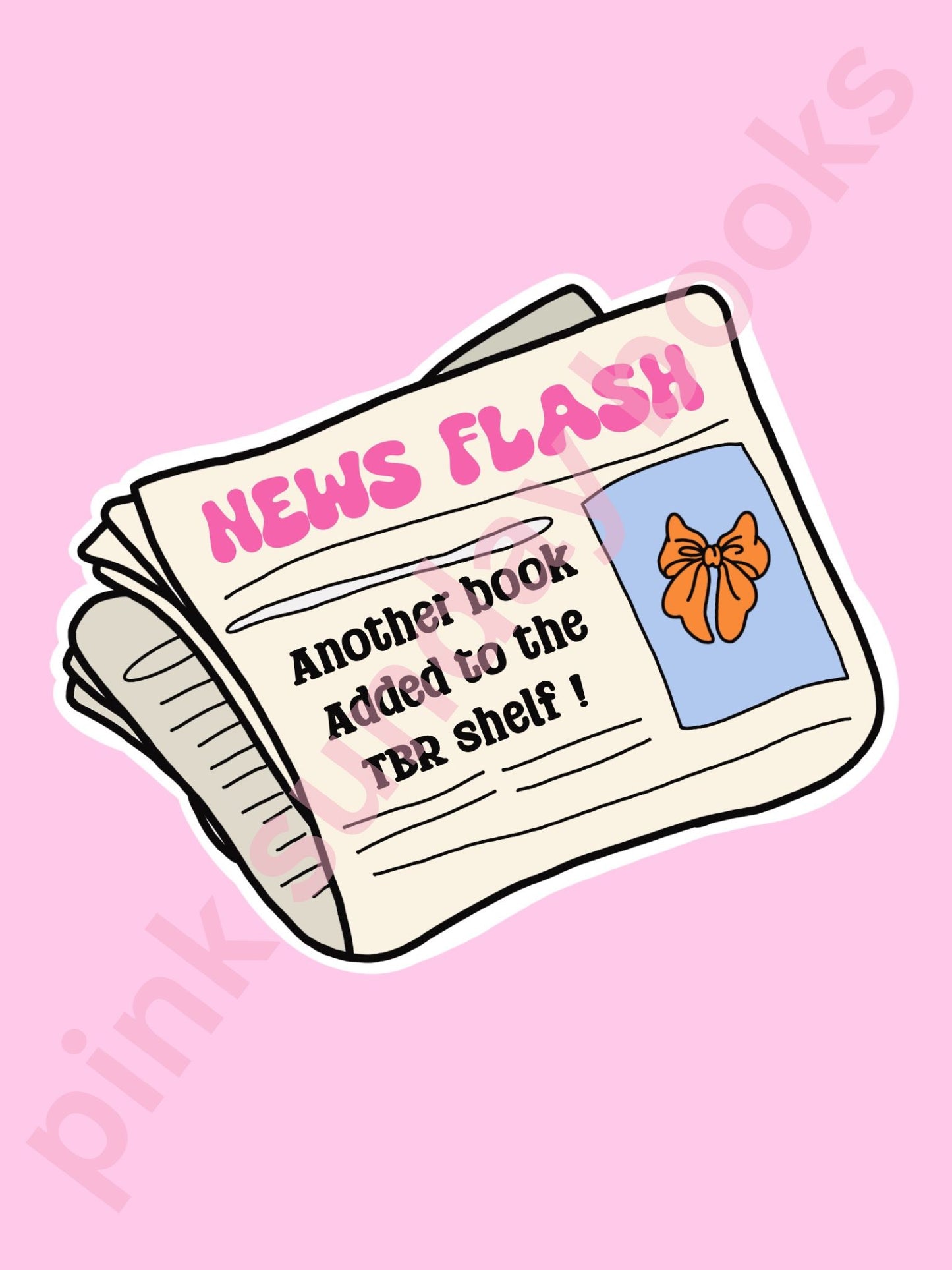 News Flash Newspaper / Sticker