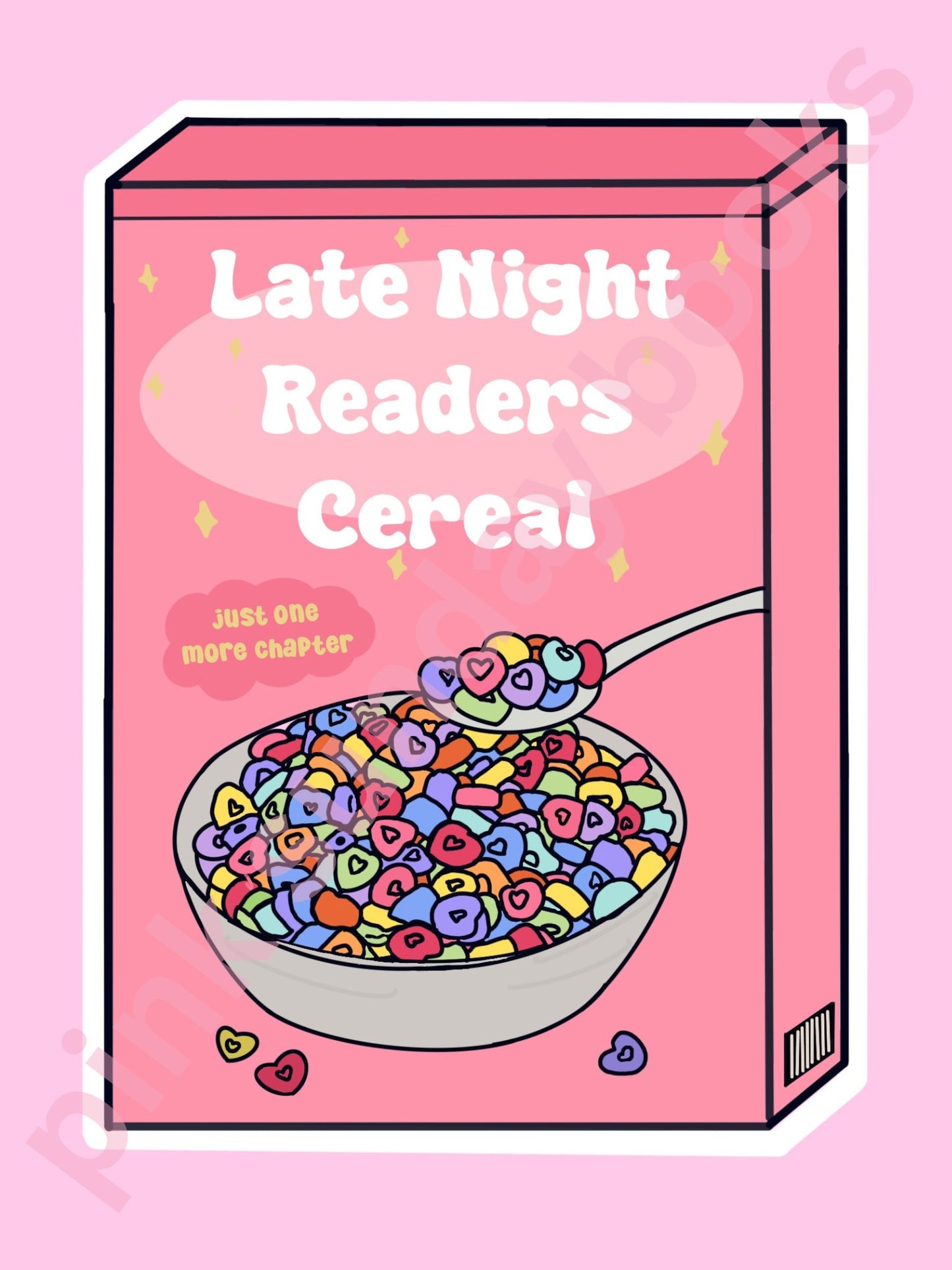 Late Night Cereal / sticker